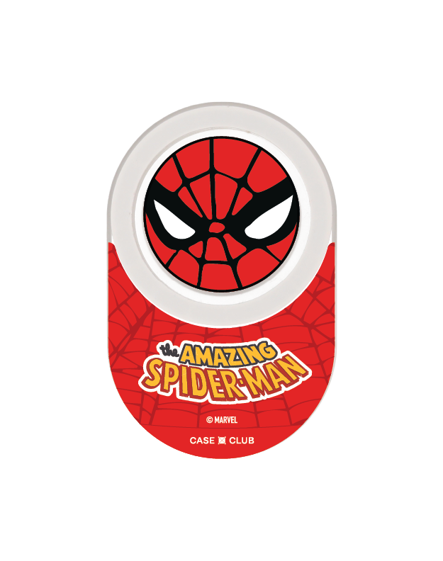Clear PopGrip Marvel Spiderman Mask