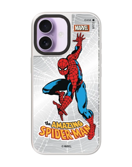 เคสกระจก iphone 17 magsafe marvel สไปเดอร์แมน ฮีโร่ใยแมงมุม