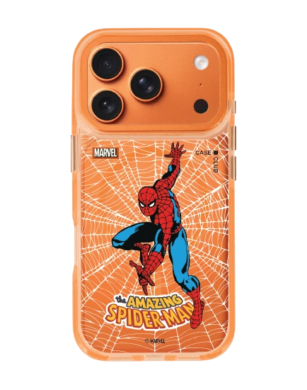 iphone 17 pro clear orange magsafe marvel the amazing spiderman