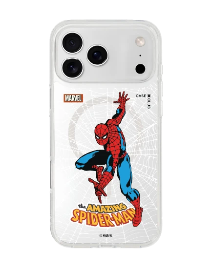 เคสใส iphone 17 pro max magsafe marvel สไปเดอร์แมน ฮีโร่ใยแมงมุม