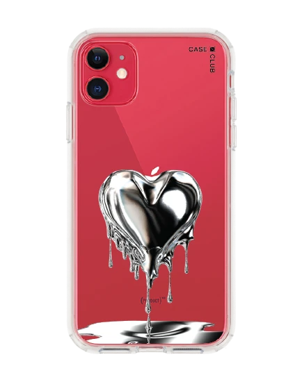 เคสใส iphone 11 หัวใจโครเมียม