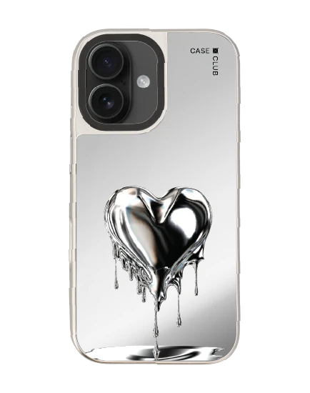 iphone 16 mirror case magsafe melting heart