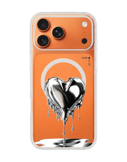 iphone 17 pro max clear magsafe melting heart