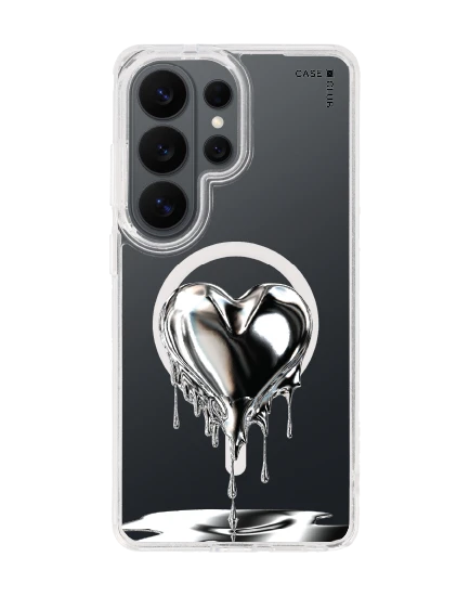 เคสใส samsung galaxy s26 ultra clear magsafe หัวใจโครเมียม