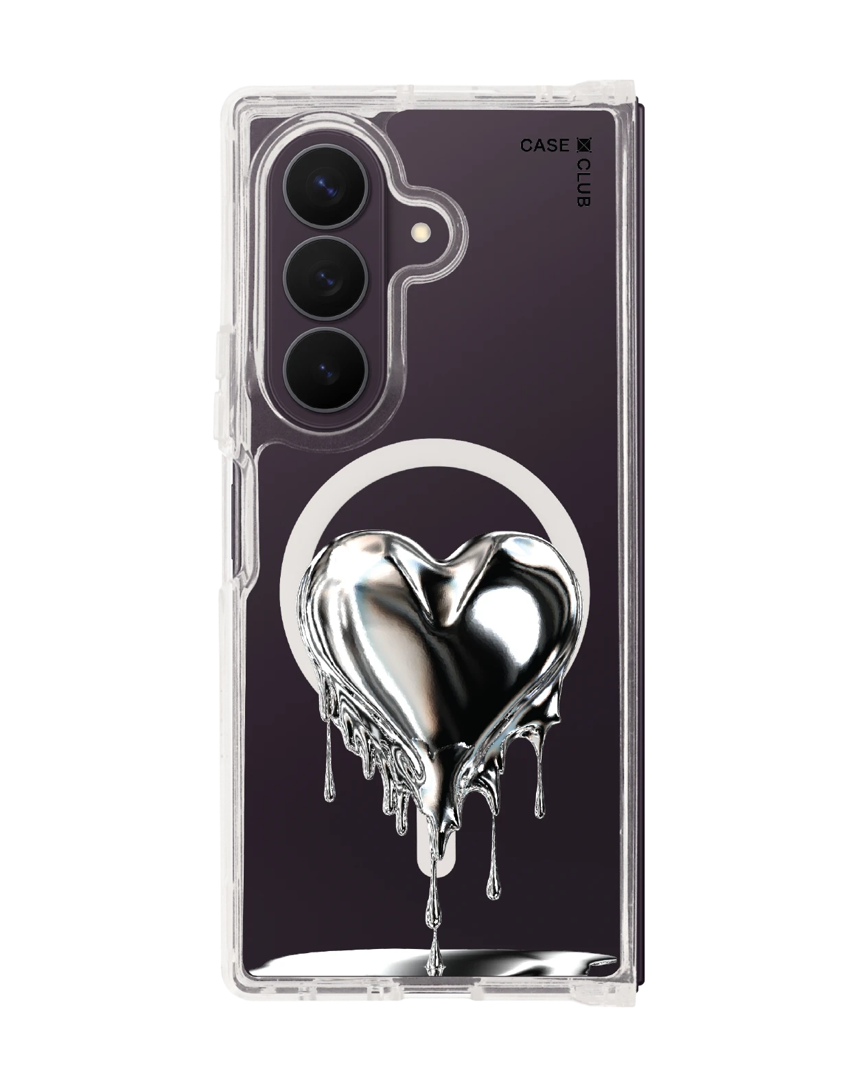 samsung galaxy z fold 8 ultra clear magsafe melting heart