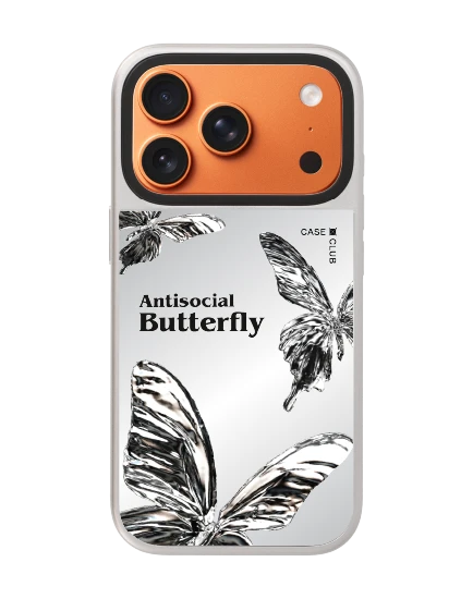 iphone 17 pro mirror silver magsafe metallic butterfly