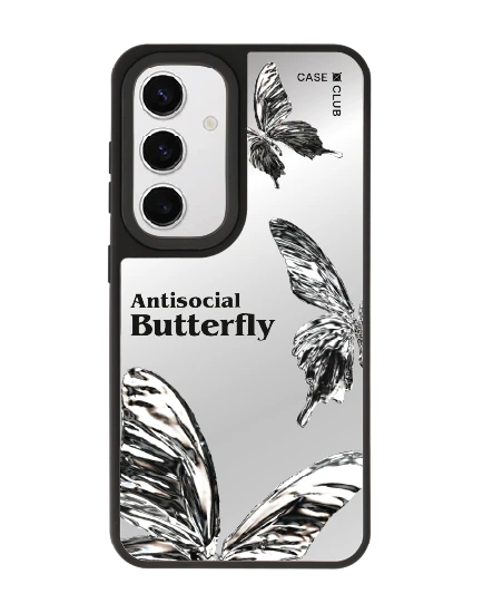 samsung s24 matte mirror magsafe metallic butterfly