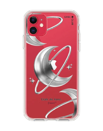 เคสใส iphone 11 ดวงจันทร์เมทัลลิก