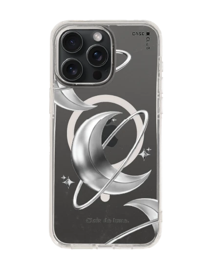 เคสใส iphone 15 pro max magsafe ดวงจันทร์เมทัลลิก