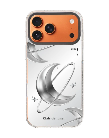 เคสกระจกใส iphone 17 pro max mirror magsafe ดวงจันทร์เมทัลลิก