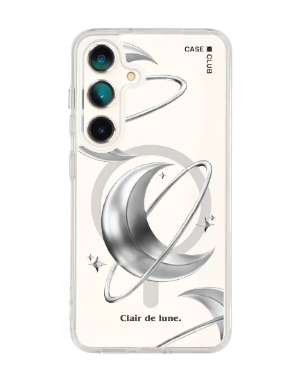 samsung galaxy s25 clear magsafe metallic moon