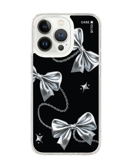 iphone 13 pro clear case metallic ribbon