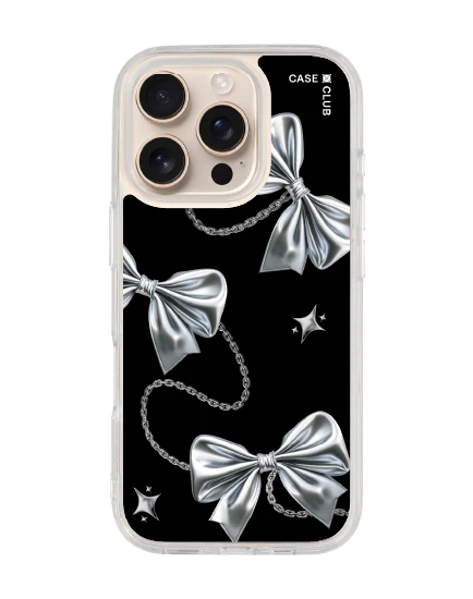 iphone 16 pro clear case magsafe metallic ribbon