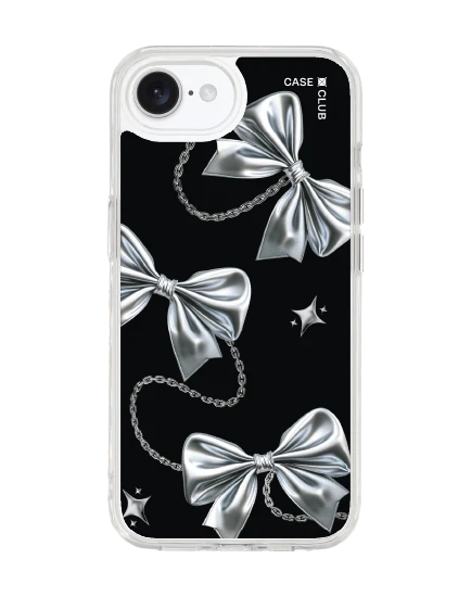 iphone 16e clear case magsafe metallic ribbon