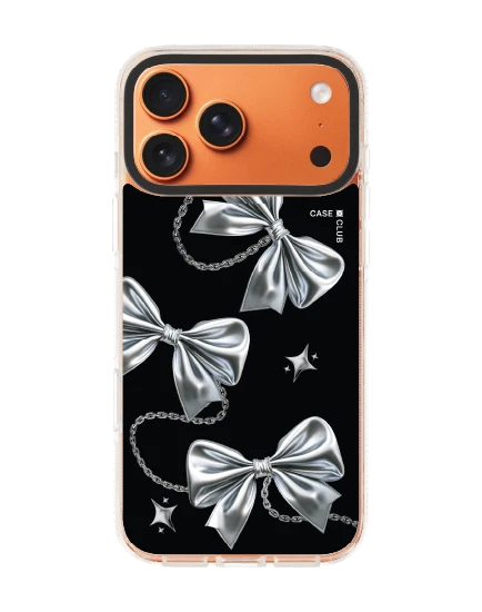 iphone 17 pro max clear case magsafe shield metallic ribbon