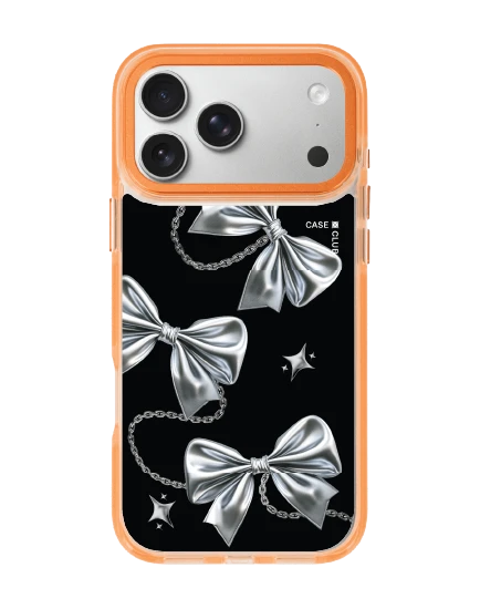 iphone 17 pro max clear orange magsafe metallic ribbon