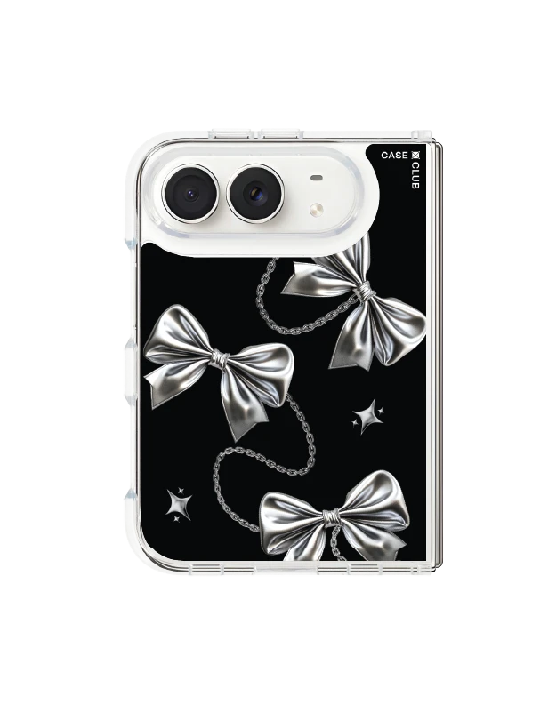 iphone duo clear magsafe metallic ribbon
