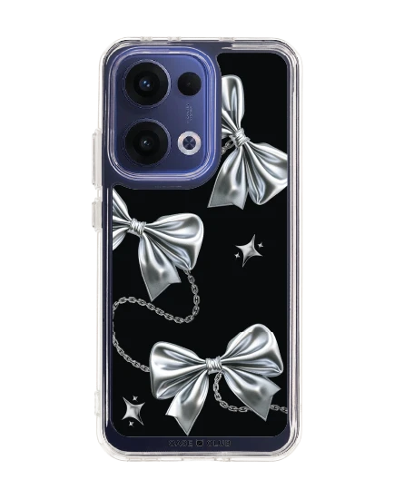 oppo reno 13 clear case metallic ribbon