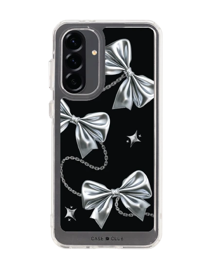 samsung galaxy a56 clear case metallic ribbon