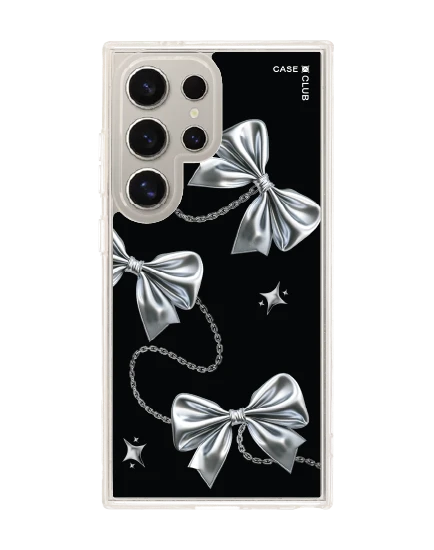 เคสใส samsung s24 ultra magsafe โบว์ริบบิ้นเมทัลลิก