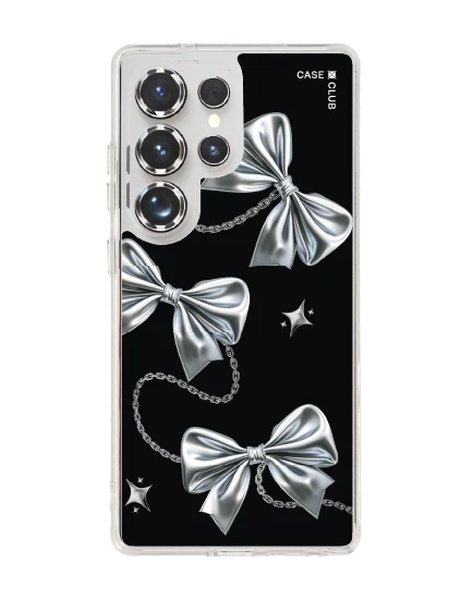 เคสใส samsung galaxy s25 ultra magsafe โบว์ริบบิ้นเมทัลลิก