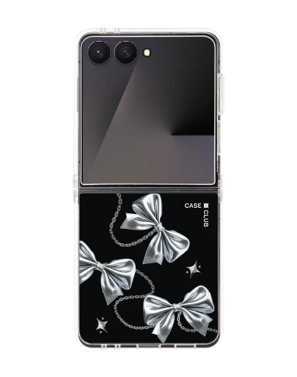 เคส samsung galaxy z flip 7 magsafe โบว์ริบบิ้นเมทัลลิก