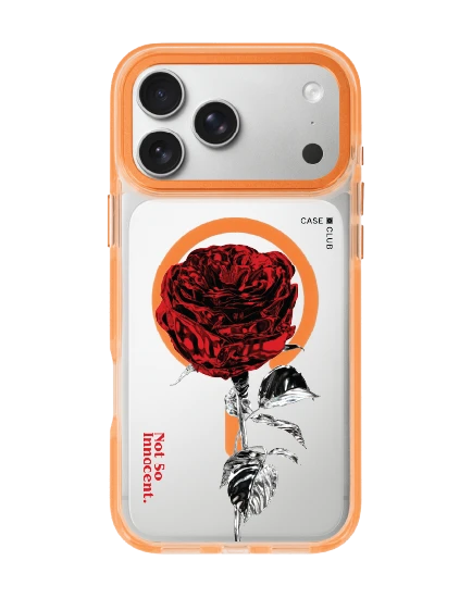 iphone 17 pro max clear orange magsafe metallic rose