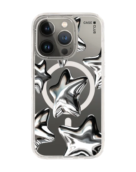 iphone 14 pro clear magsafe metallic star