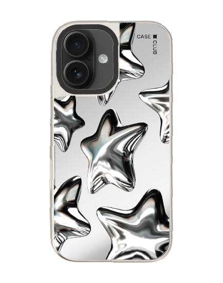iphone 16 mirror case magsafe metallic star