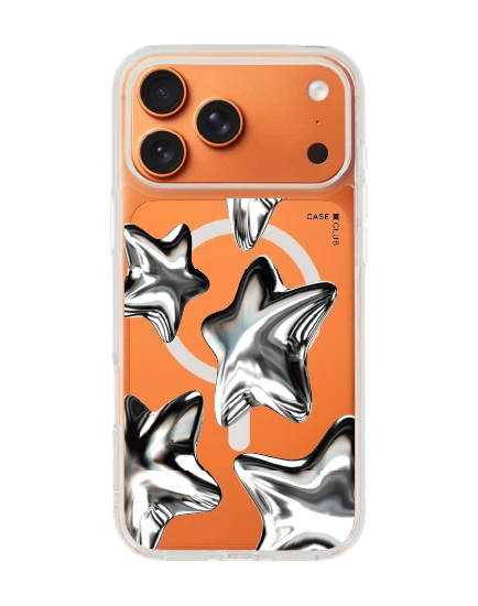 iphone 17 pro max clear magsafe metallic star