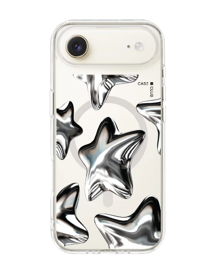 เคสใส iphone air magsafe ดาวเงินเมทัลลิก