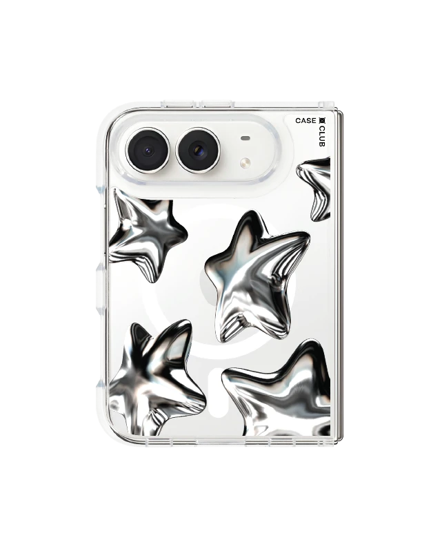 iphone duo clear magsafe metallic star