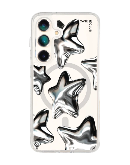 เคสใส samsung galaxy s25 magsafe ดาวเงินเมทัลลิก