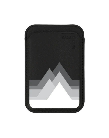 กระเป๋าใส่บัตร magsafe ดำ ยอดเขายามค่ำคืน