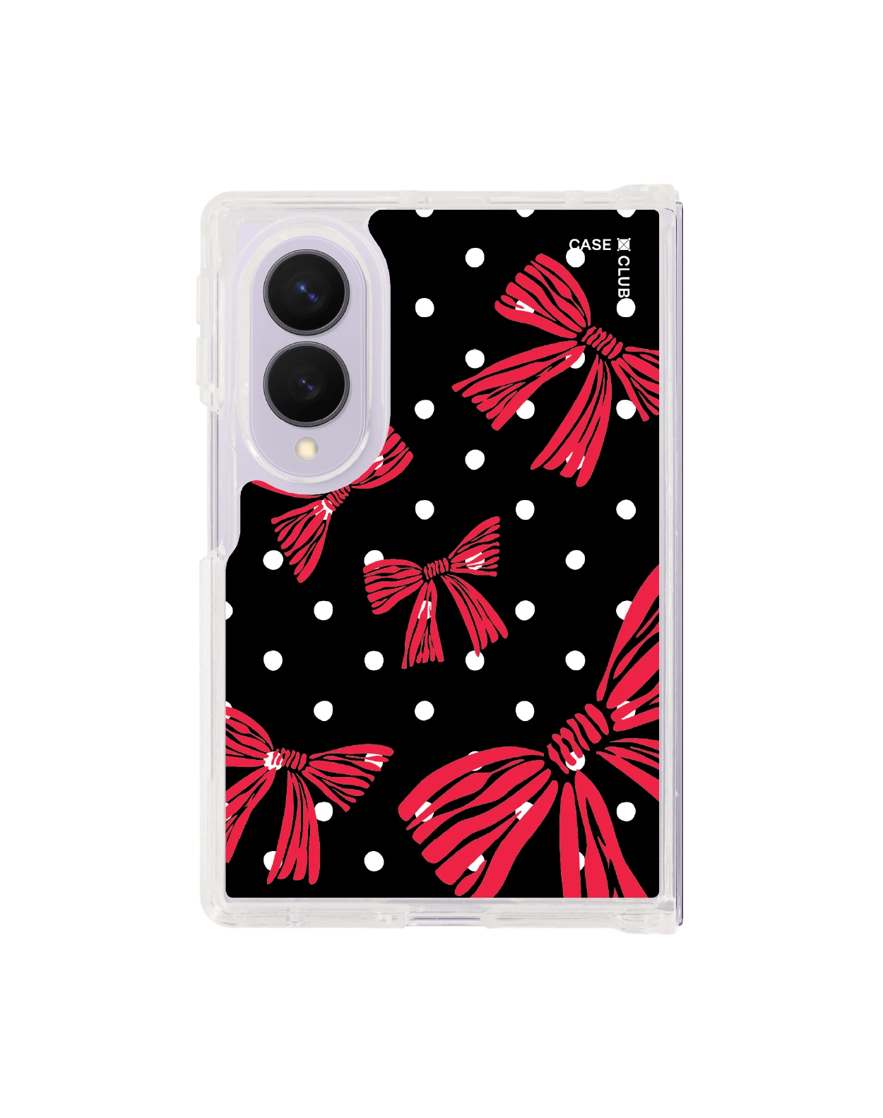 เคสใส samsung galaxy z fold 8 magsafe โบว์แดงคืนราตรี