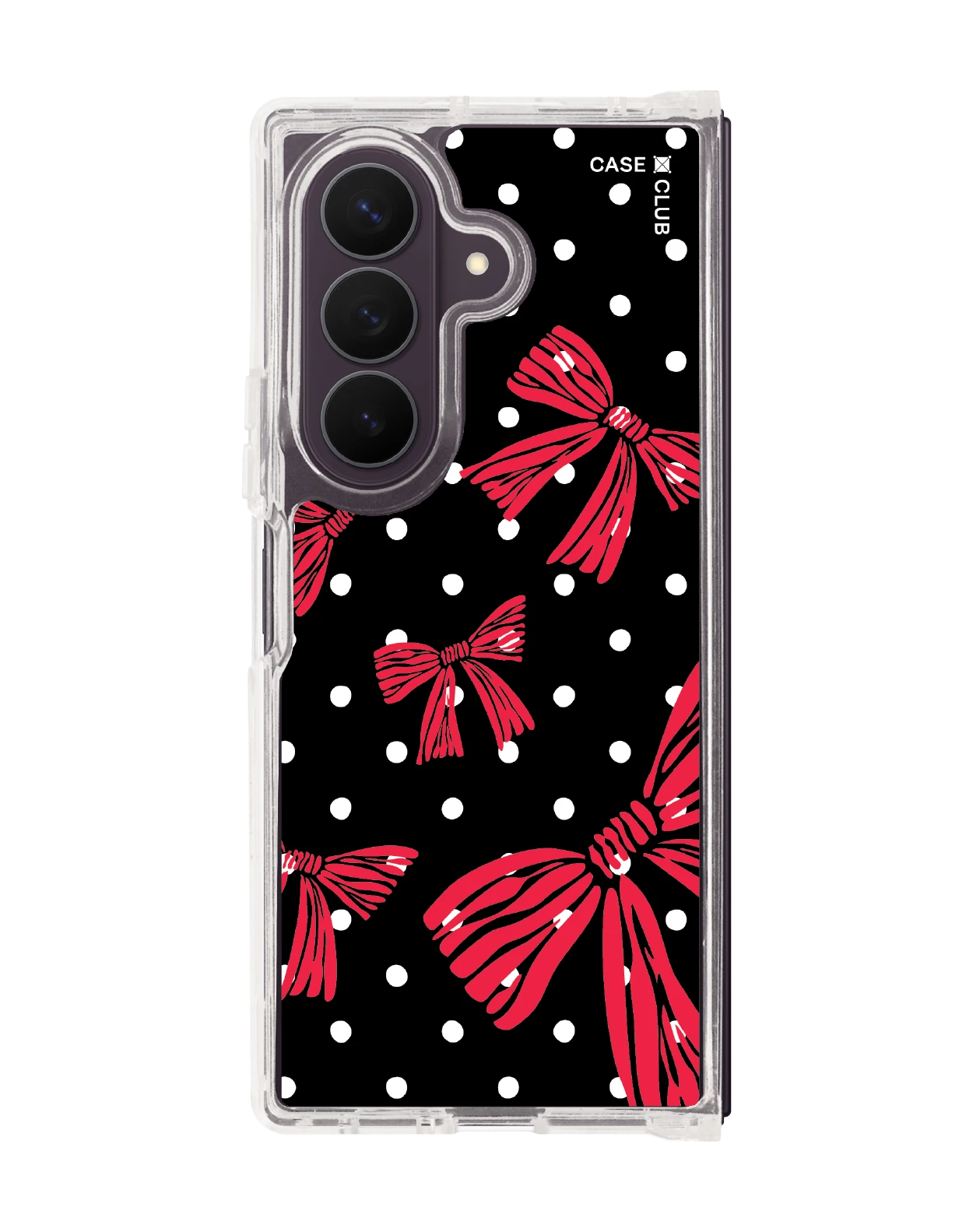 เคสใส samsung galaxy z fold 8 ultra magsafe โบว์แดงคืนราตรี