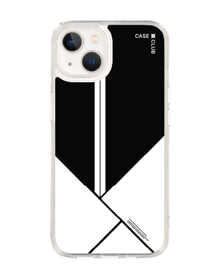 เคสใส iphone 13 magsafe บล็อกมินิมอลขาวดำ