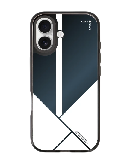 เคสกระจกดำ iphone 17 mirror magsafe บล็อกมินิมอลขาวดำ