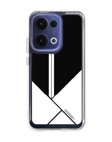 oppo reno 13 clear case minimal blocks