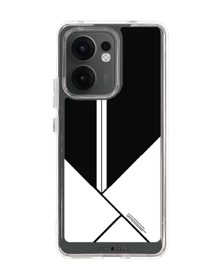 oppo reno 13f clear case minimal blocks