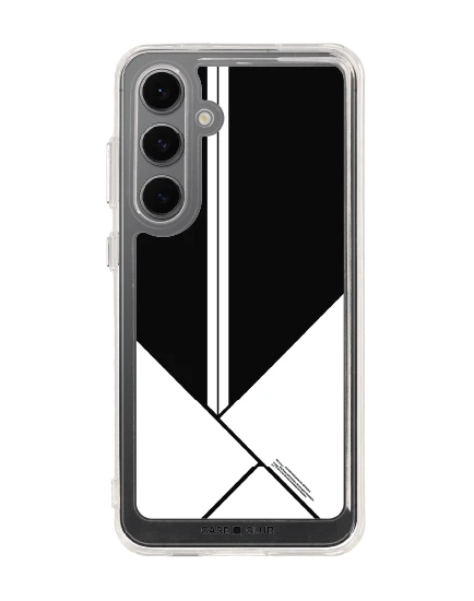 samsung galaxy s24 fe clear case minimal blocks