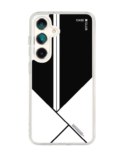 เคสใส samsung galaxy s25 magsafe บล็อกมินิมอลขาวดำ