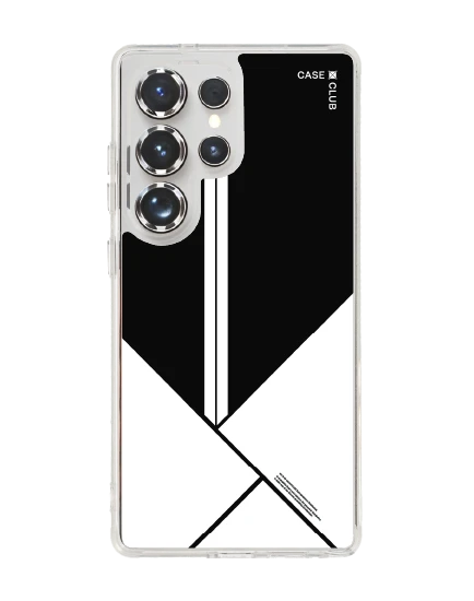 เคสใส samsung galaxy s25 ultra magsafe บล็อกมินิมอลขาวดำ