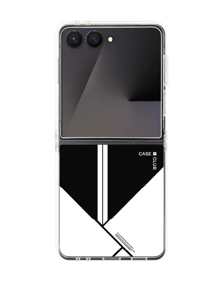 เคส samsung galaxy z flip 7 magsafe บล็อกมินิมอลขาวดำ