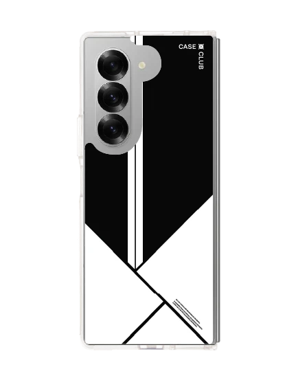 samsung galaxy z fold 6 clear case minimal blocks