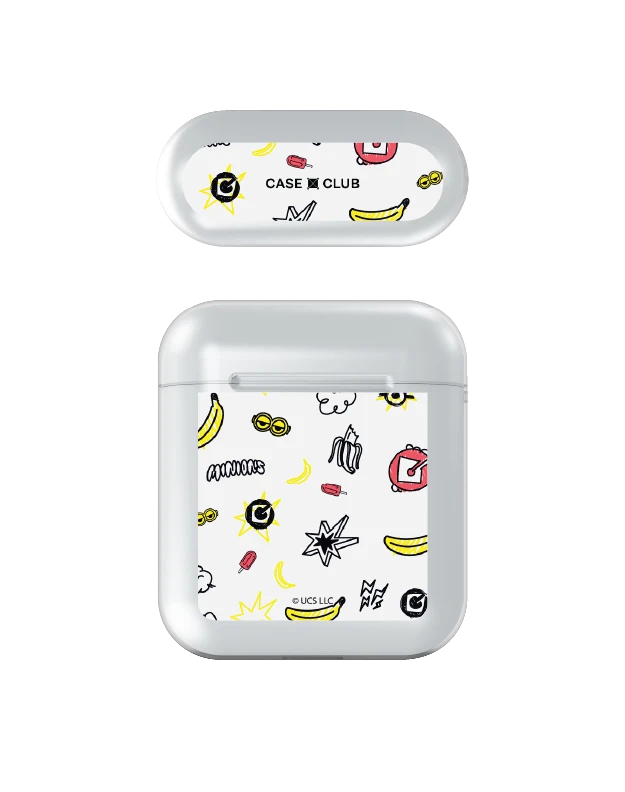 เคสใส airpods รุ่น 1/2 มินเนี่ยนกล้วย