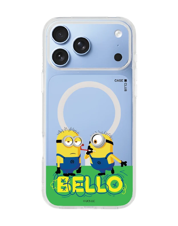 เคสใส iphone 18 pro max magsafe มินเนี่ยนเบลโล่