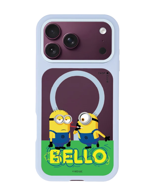 เคสเปลี่ยนฝาหลัง iphone 18 pro max magsafe สีฟ้า มินเนี่ยนเบลโล่