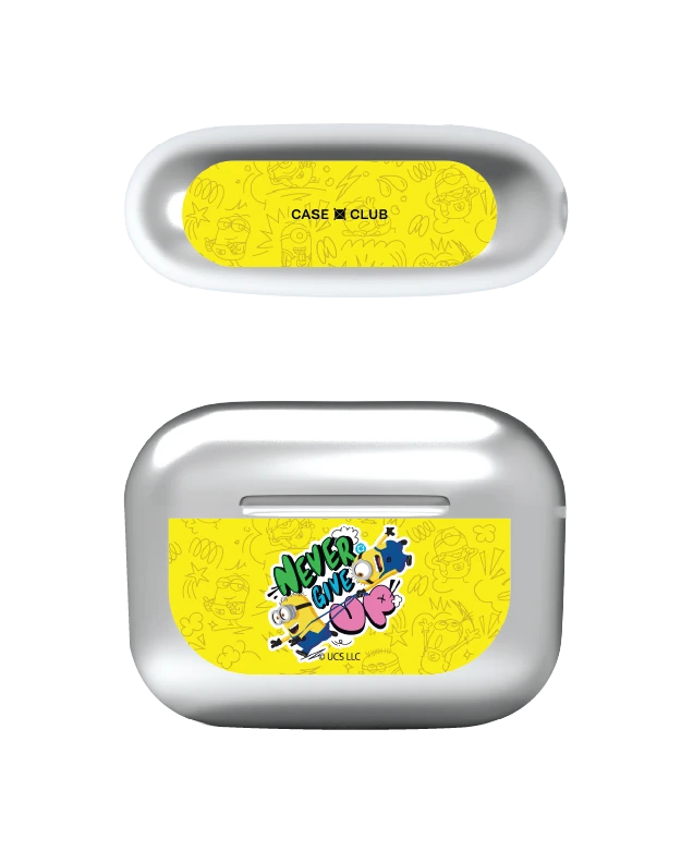 เคสสีเงิน airpods pro 2 มินเนี่ยนไม่ยอมแพ้