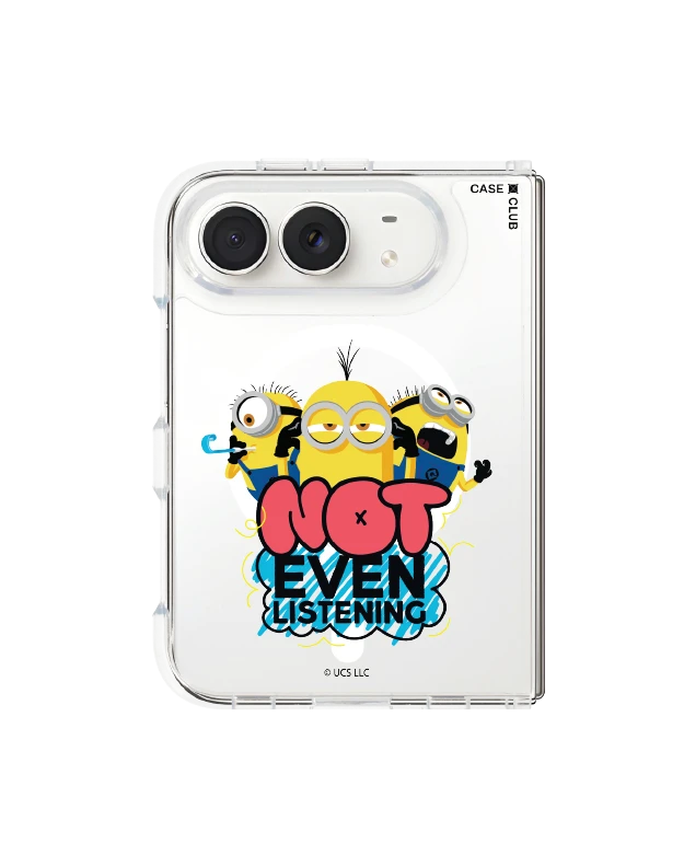 เคสใส iphone duo magsafe มินเนี่ยนไม่ฟังแล้ว